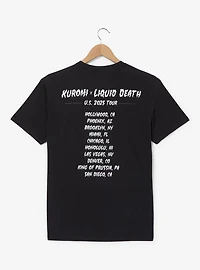 Sanrio Kuromi x Liquid Death Tonal Portrait T-Shirt - BoxLunch Exclusive