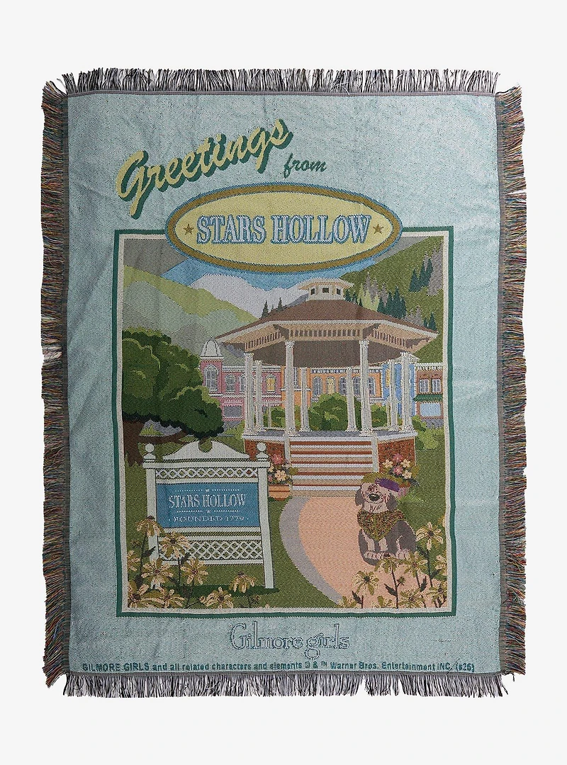 Gilmore Girls Stars Hollow Tapestry Throw — BoxLunch Exclusive
