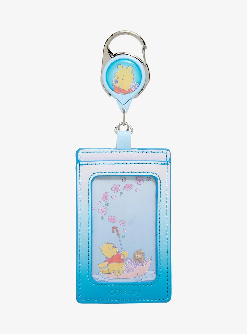 Disney Winnie The Pooh Cherry Blossom Retractable Lanyard with Charm - BoxLunch Exclusive