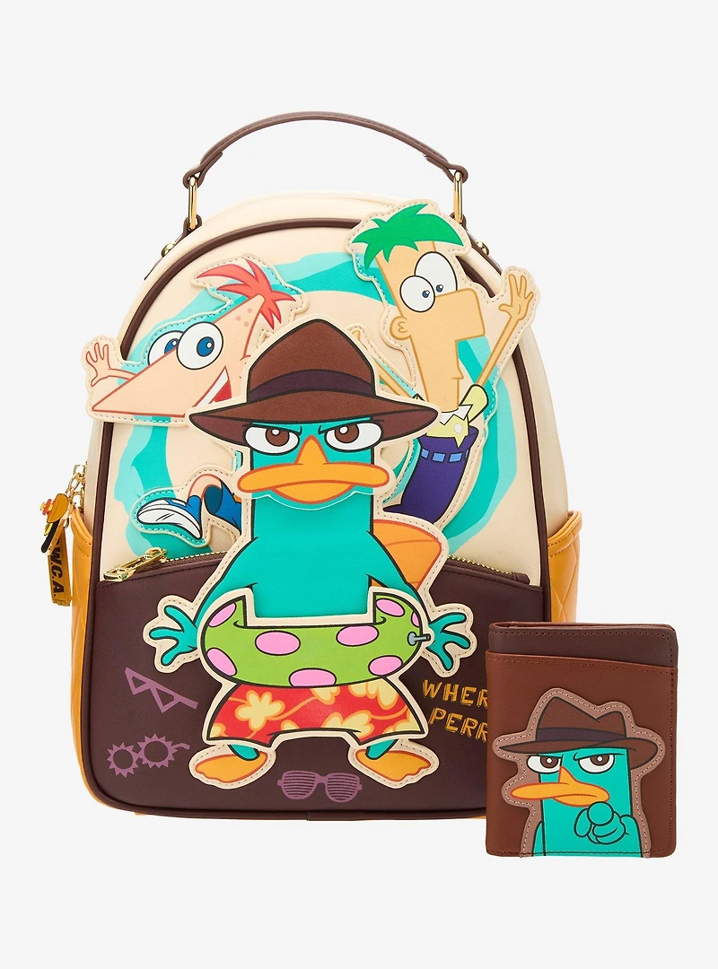 Disney Phineas and Ferb Perry the Platypus Mini Backpack — BoxLunch Exclusive