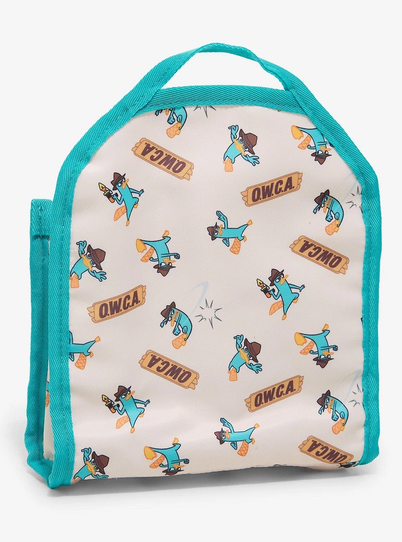 Disney Phineas & Ferb Perry the Platypus Allover Print Mini Backpack Organizer — BoxLunch Exclusive