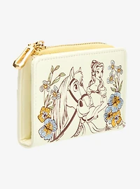Disney Beauty and the Beast Belle & Philippe Floral Wallet - BoXLunch Exclusive