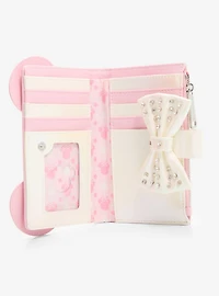 Loungefly Disney Minnie Mouse Rhinestone Bow Wallet - BoxLunch Exclusive