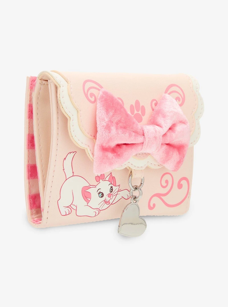 Loungefly Disney The Aristocats Marie Velvet Bow Mini Wallet - BoxLunch Exclusive