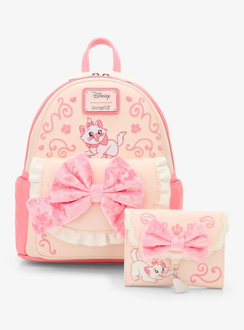Loungefly Disney The Aristocats Marie Velvet Bow Mini Wallet - BoxLunch Exclusive