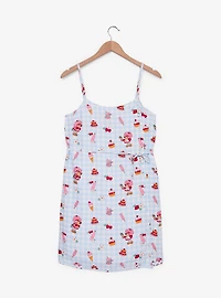 Strawberry Shortcake Desserts Allover Print Gingham Tank Dress - BoxLunch Exclusive