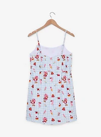 Strawberry Shortcake Desserts Allover Print Gingham Tank Dress - BoxLunch Exclusive