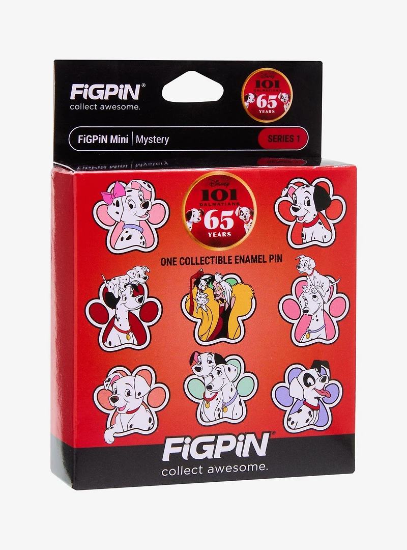FiGPiN Disney 101 Dalmatians 65th Anniversary Blind Box Enamel Pin