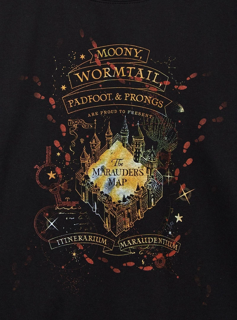 Harry Potter Marauder's Map Women's Crewneck — BoxLunch Exclusive