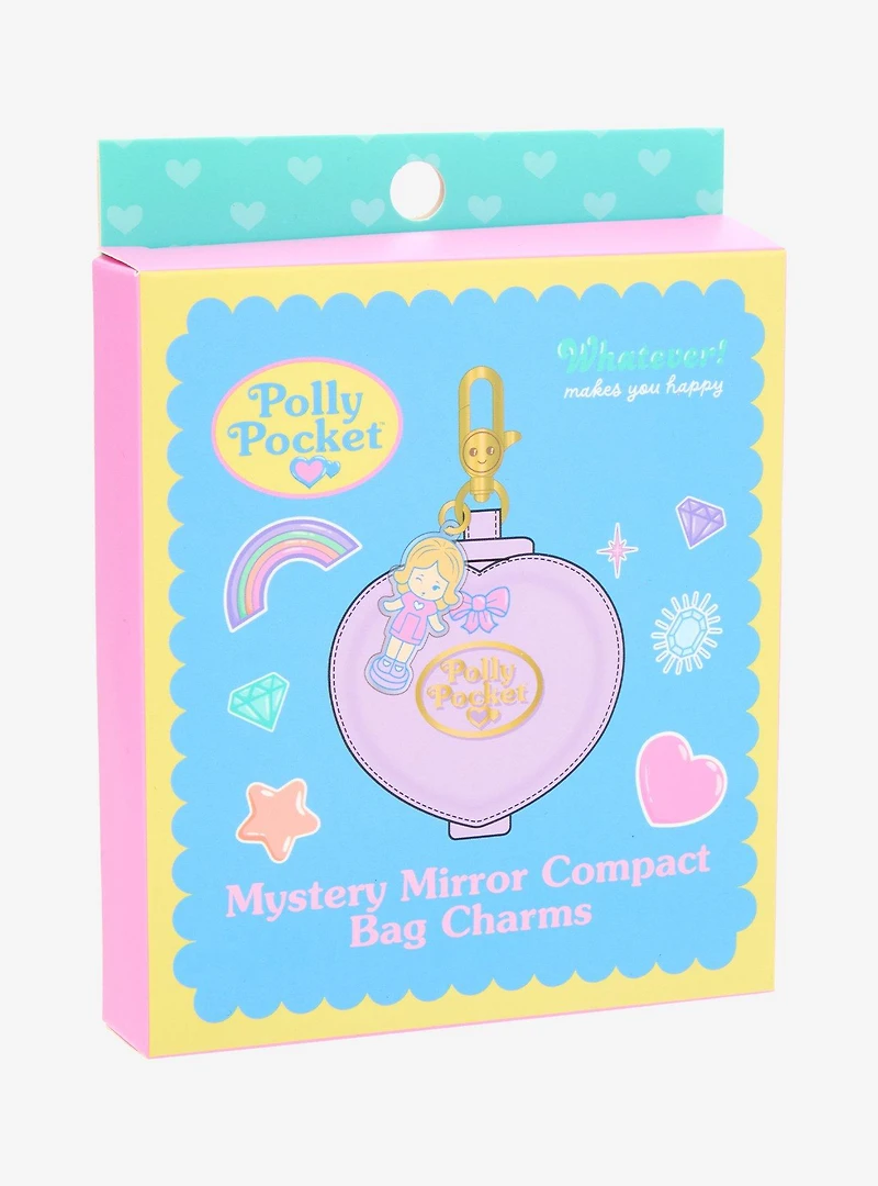 Whatever! Makes You Happy x Polly Pocket Compact Mirror Blind Box Keychain