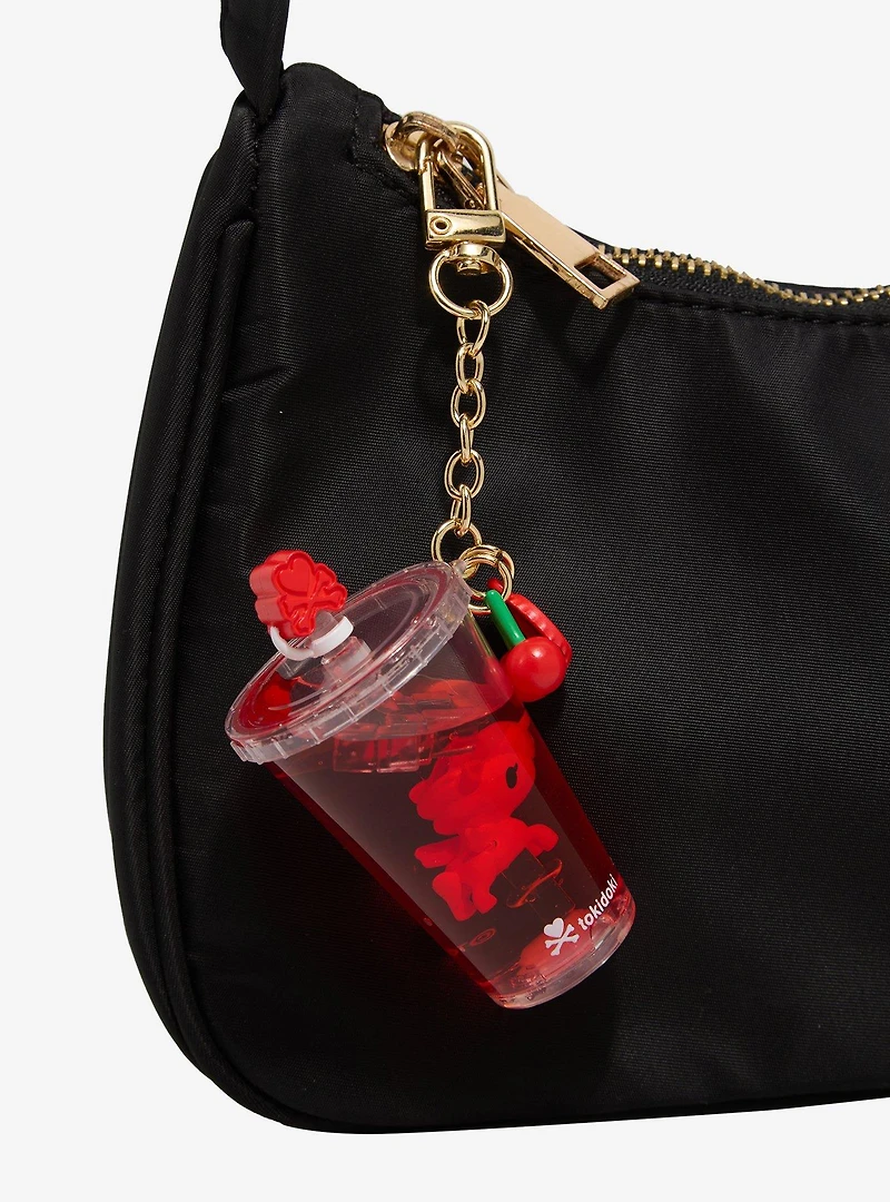 tokidoki Unicorno Beverage Besties Blind Box Liquid Filled Keychain
