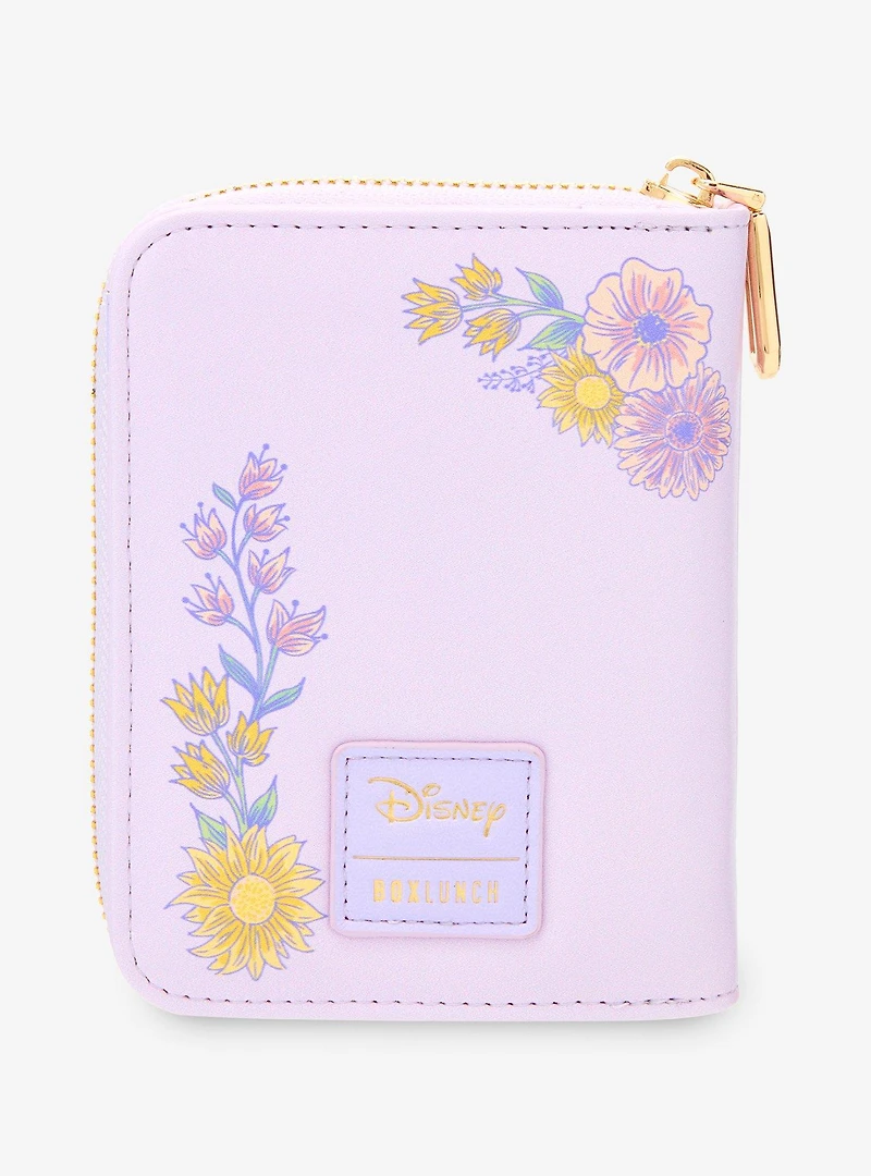 Disney Tangled Rapunzel & Maximus Floral Zip Wallet — BoxLunch Exclusive