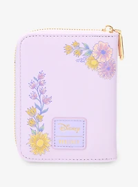 Disney Tangled Rapunzel & Maximus Floral Zip Wallet — BoxLunch Exclusive