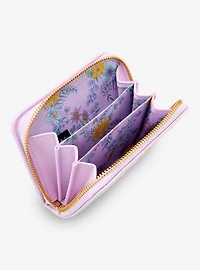 Disney Tangled Rapunzel & Maximus Floral Zip Wallet — BoxLunch Exclusive