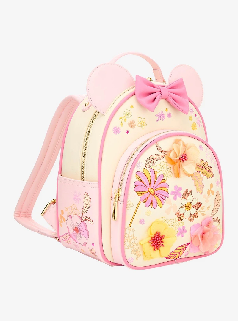 Disney Minnie Mouse Flower Magnetic Ears Mini Backpack — BoxLunch Exclusive