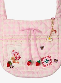 Strawberry Shortcake Pink Gingham Crossbody Bag — BoxLunch Exclusive