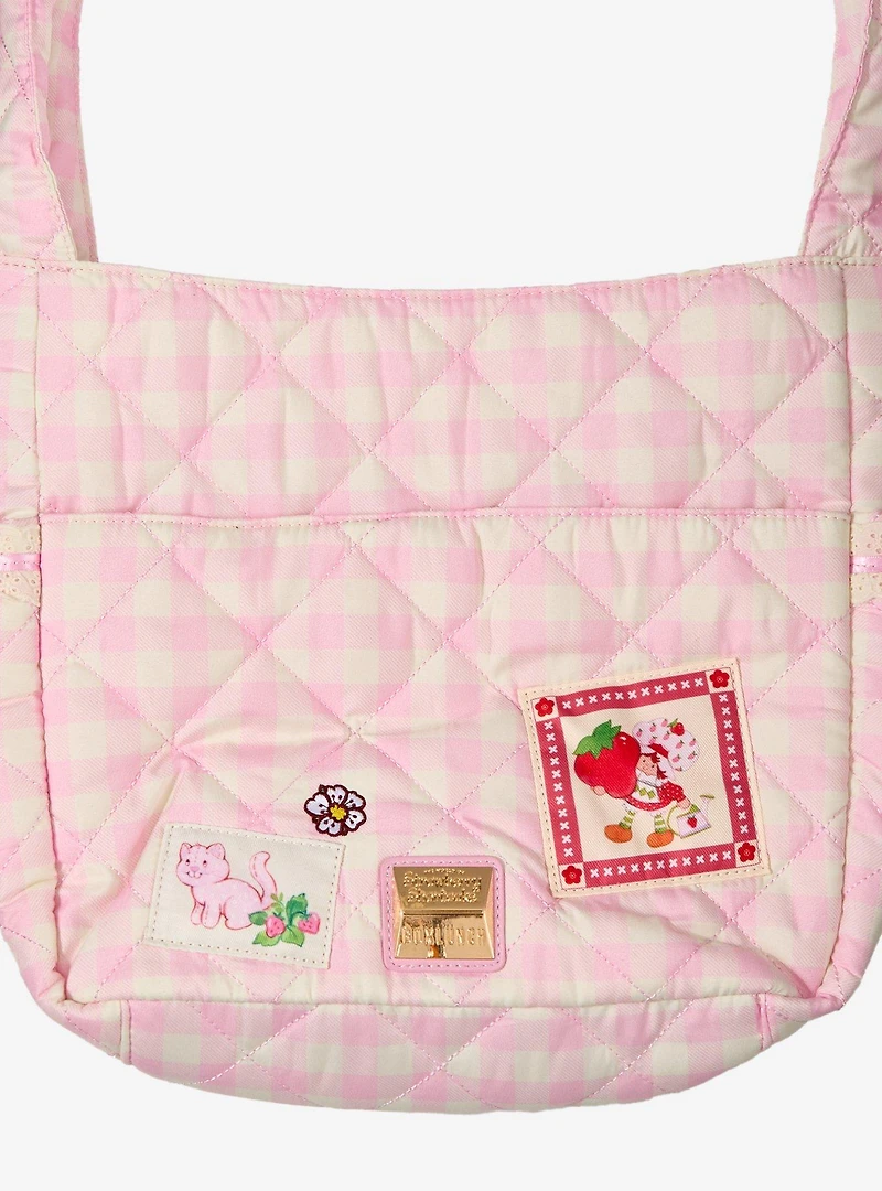 Strawberry Shortcake Pink Gingham Crossbody Bag — BoxLunch Exclusive