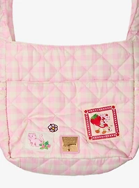 Strawberry Shortcake Pink Gingham Crossbody Bag — BoxLunch Exclusive