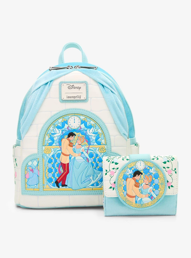 Loungefly Disney Cinderella Stained Glass Mini Wallet- BoxLunch Exclusive