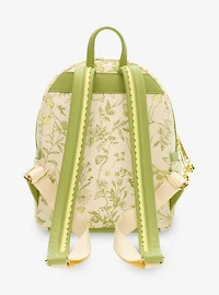 Loungefly Disney Peter Pan Tinker Bell Floral Allover Print Mini Backpack - BoxLunch Exclusive