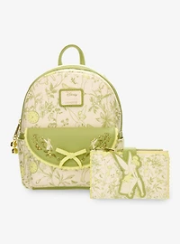 Loungefly Disney Peter Pan Tinker Bell Floral Allover Print Mini Backpack - BoxLunch Exclusive