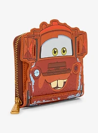 Loungefly Disney Pixar Cars Figural Mater Glow-in-the-Dark Accordion Wallet - BoxLunch Exclusive