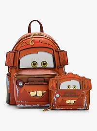 Loungefly Disney Pixar Cars Figural Mater Glow-in-the-Dark Accordion Wallet - BoxLunch Exclusive
