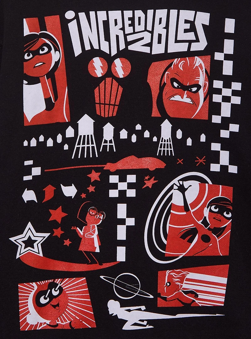 Disney Pixar The Incredibles 2 Panel Icons Crewneck  - BoxLunch Exclusive