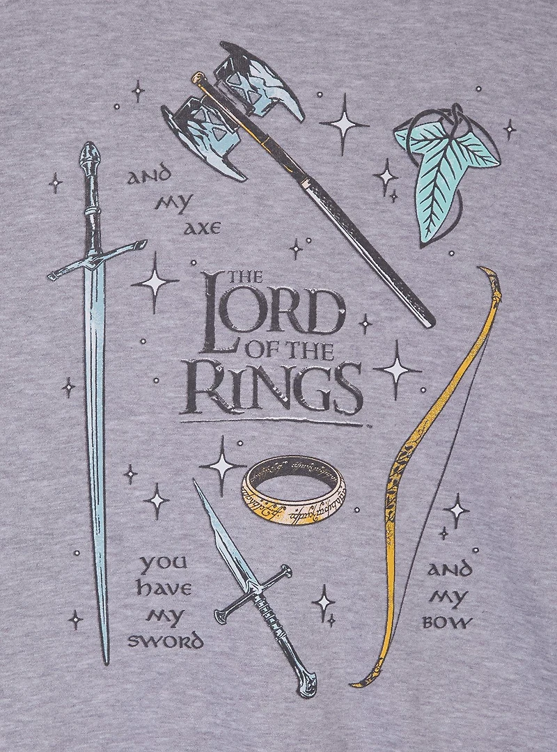 The Lord of Rings Weapons Doodle Crewneck - BoxLunch Exclusive