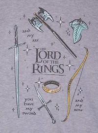 The Lord of Rings Weapons Doodle Crewneck - BoxLunch Exclusive
