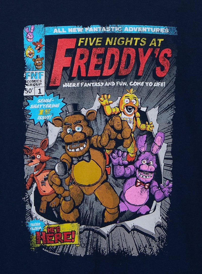 Five Nights At Freddy's Comic Cover Youth T-Shirt - BoxLunch Exclusive