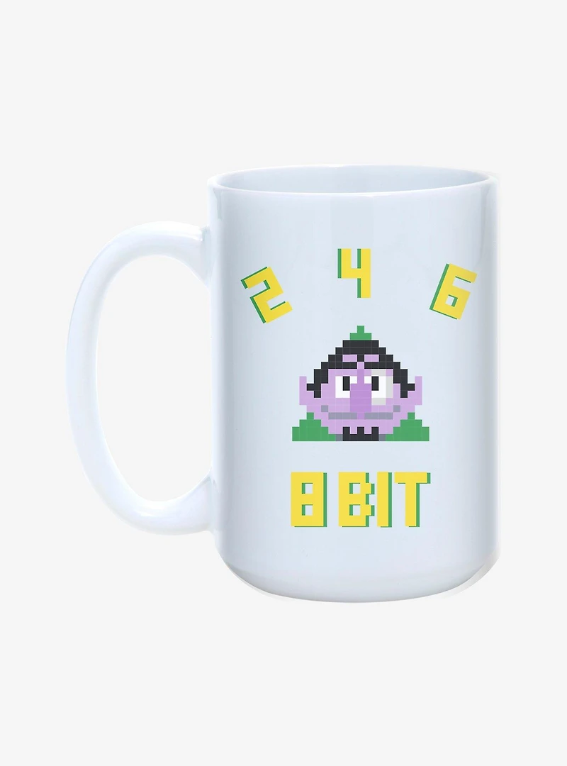 Sesame Street 2 4 6 8-Bit Count 15oz Mug