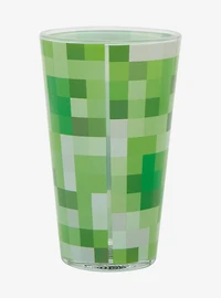 Minecraft Creeper Drinking Glass