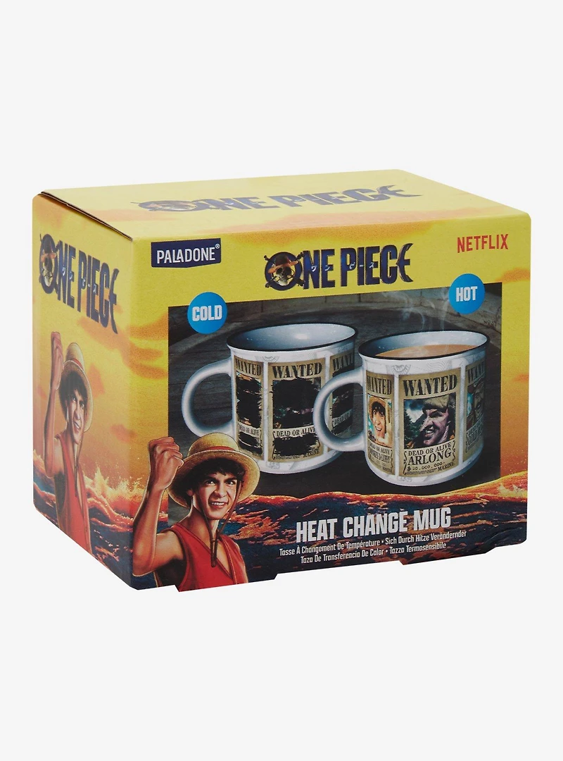 One Piece Wanted Posters Heat-Changing Mug