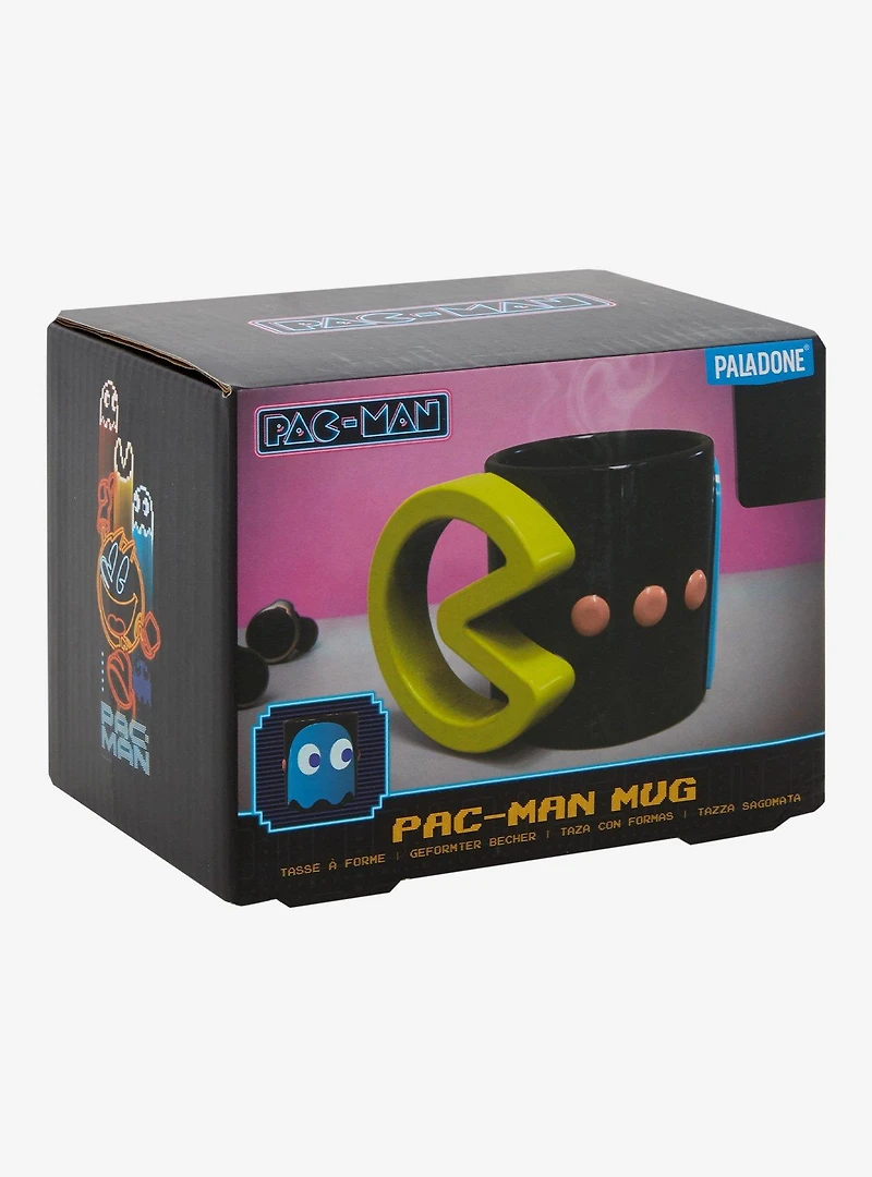 Pac-Man Figural Handle Ghost Mug