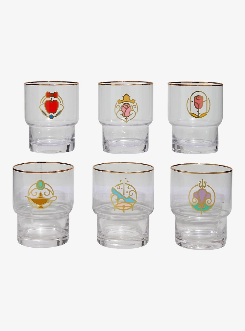 Disney Princess Icons Drinking Glass Set