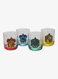 Joy Jolt Harry Potter Hogwarts Houses Short Drinking Glass Set