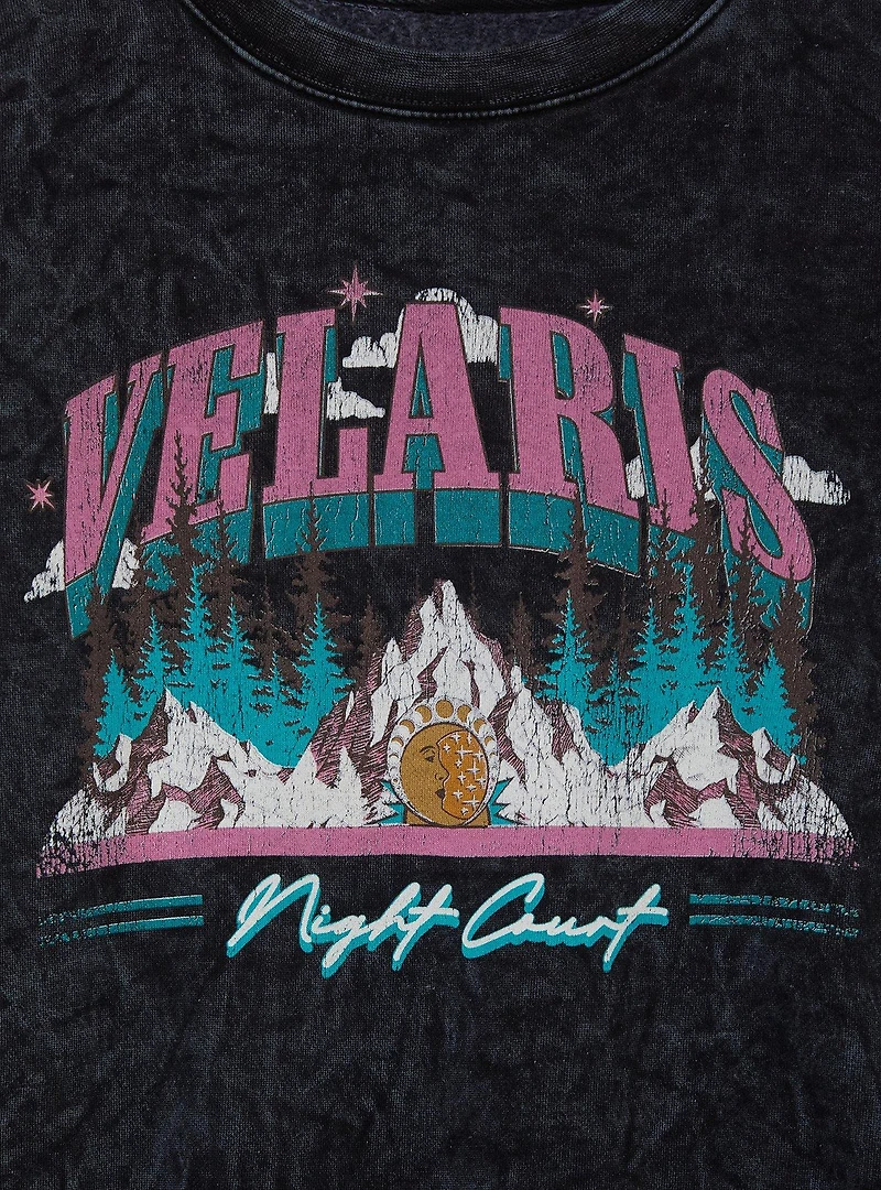 A Court of Thorns and Roses Velaris Mountains Women's Crewneck - BoxLunch Exclusive