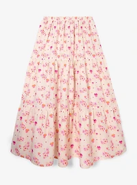 Disney Minnie Mouse Floral Tiered Plus Skirt — BoxLunch Exclusive