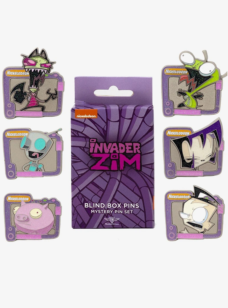 Invader Zim Mystery Enamel Pin Blind Box Series