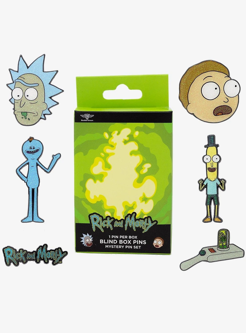 Rick and Morty Mystery Enamel Pin Blind Box Series