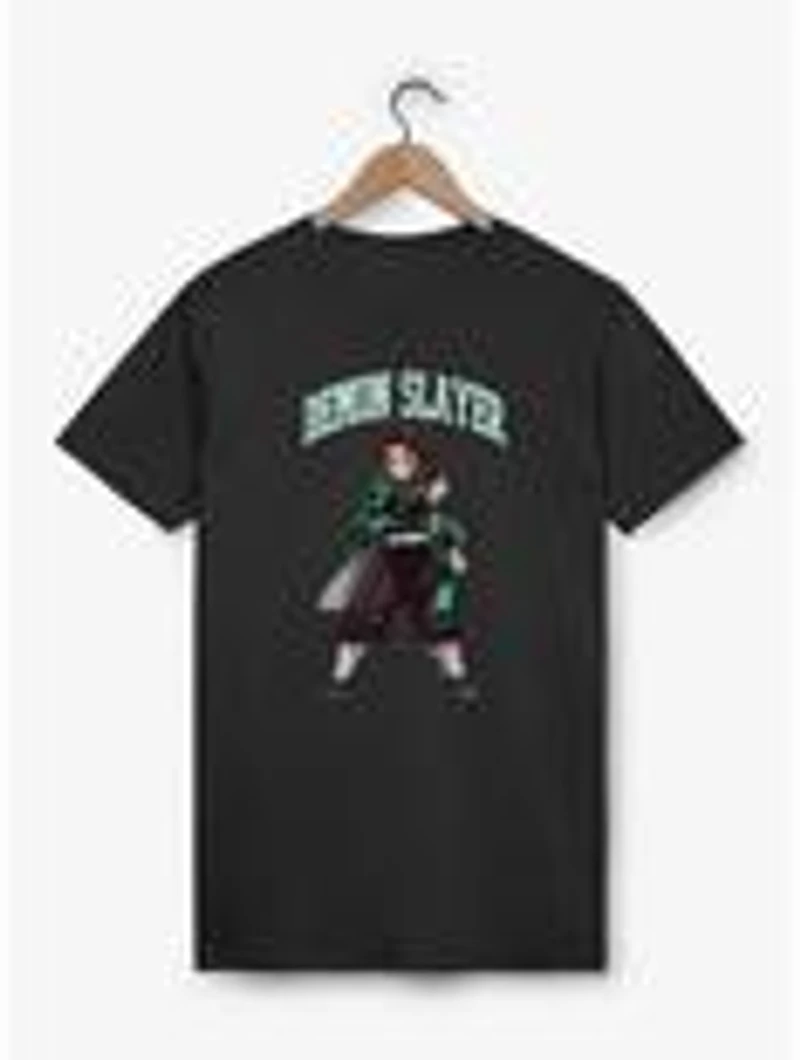 Demon Slayer: Kimetsu No Yaiba Athletic Logo Tanjiro T-Shirt