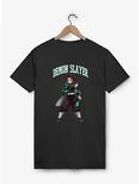 Demon Slayer: Kimetsu No Yaiba Athletic Logo Tanjiro T-Shirt