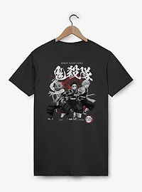 Demon Slayer: Kimetsu No Yaiba Slayer Corps Inosuke, Tanjiro, Zenitsu T-Shirt