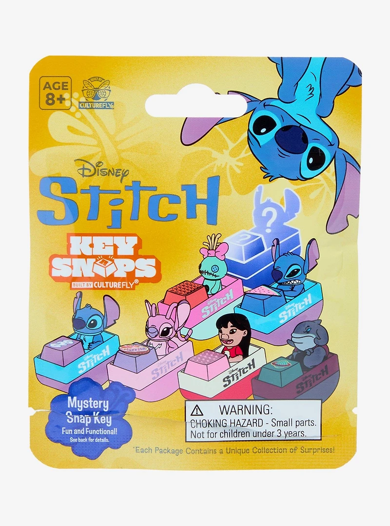 Culturefly Disney Lilo & Stitch Blind Bag Key Snaps