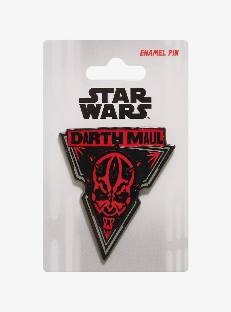 Star Wars Darth Maul Name Enamel Pin — BoxLunch Exclusive