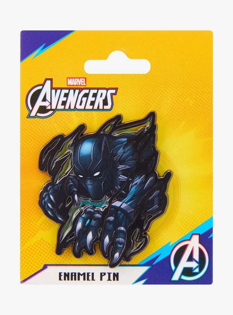 Marvel Black Panther Portrait Enamel Pin - BoxLunch Exclusive