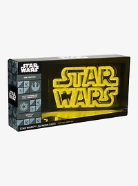 Star Wars Title Neon Lamp