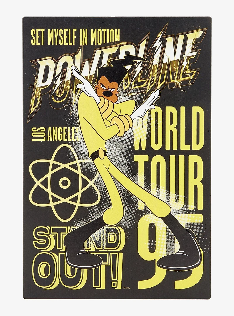 Disney A Goofy Movie Powerline World Tour Wall Art - BoxLunch Exclusive