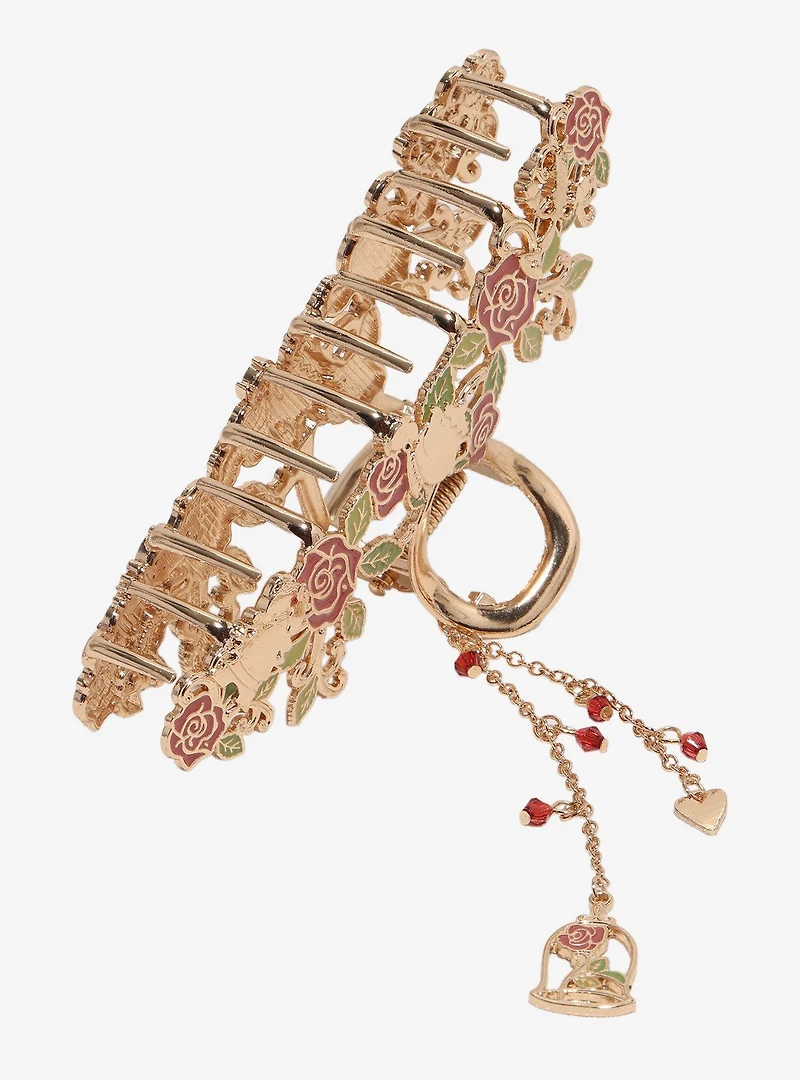 Disney Beauty and the Beast Roses Metal Claw Clip — BoxLunch Exclusive
